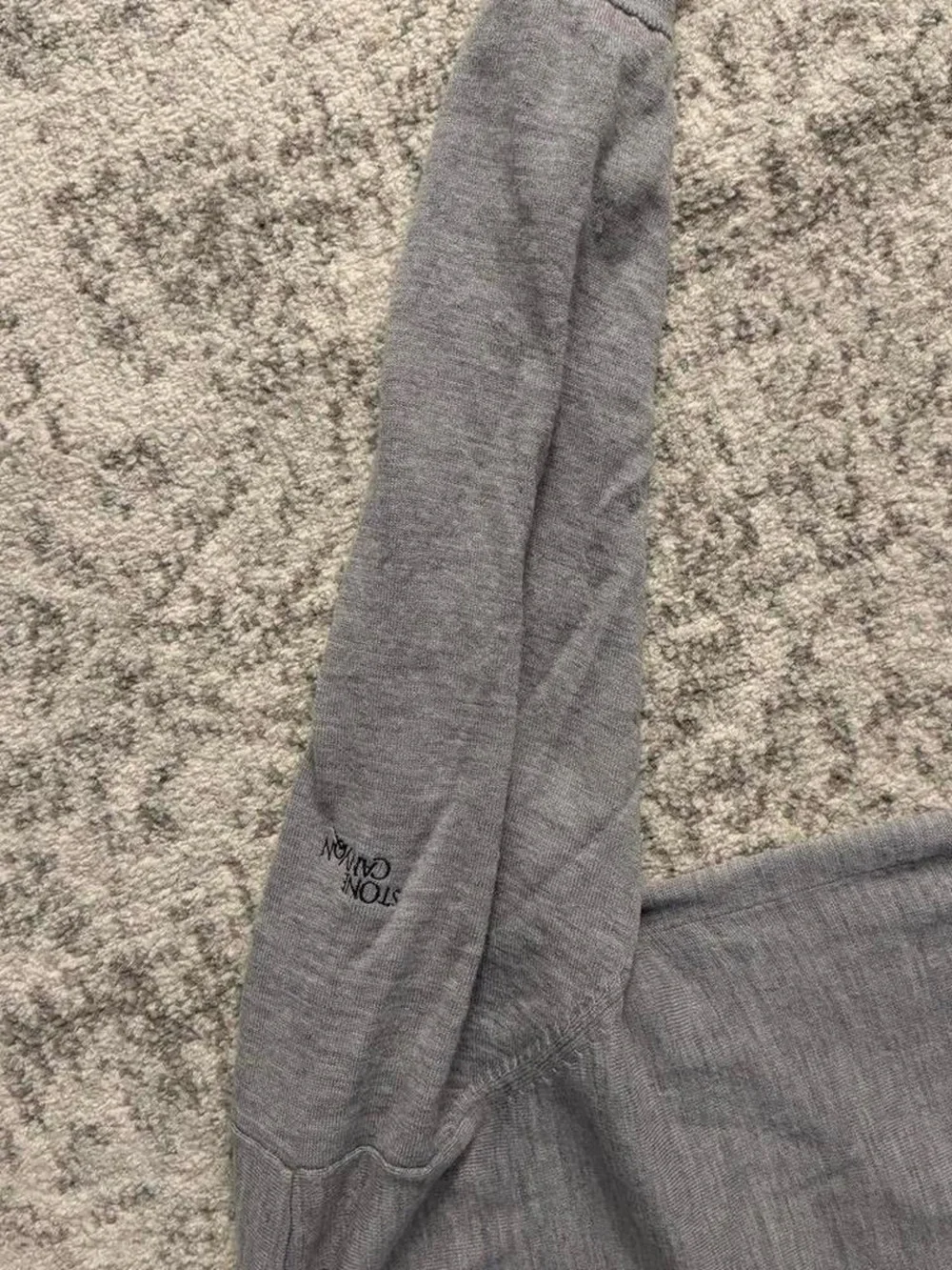 FootJoy 100% Wool Grey Quarter Zip Golf Sweater Size Medium